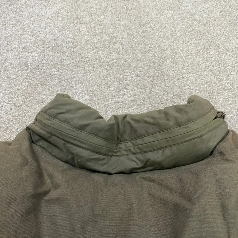 VTG Gap Puffer Vest Mens L Full Zip Gorpcore Down Green Warm 90s Outdoor Ski